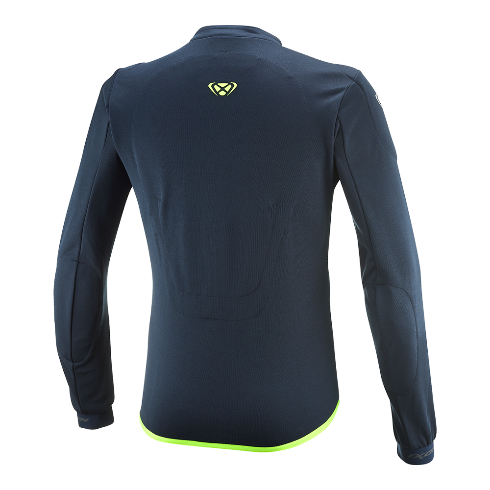 Ixon Arma Summer Riding Jacket (Navy/White/Bright Yellow)