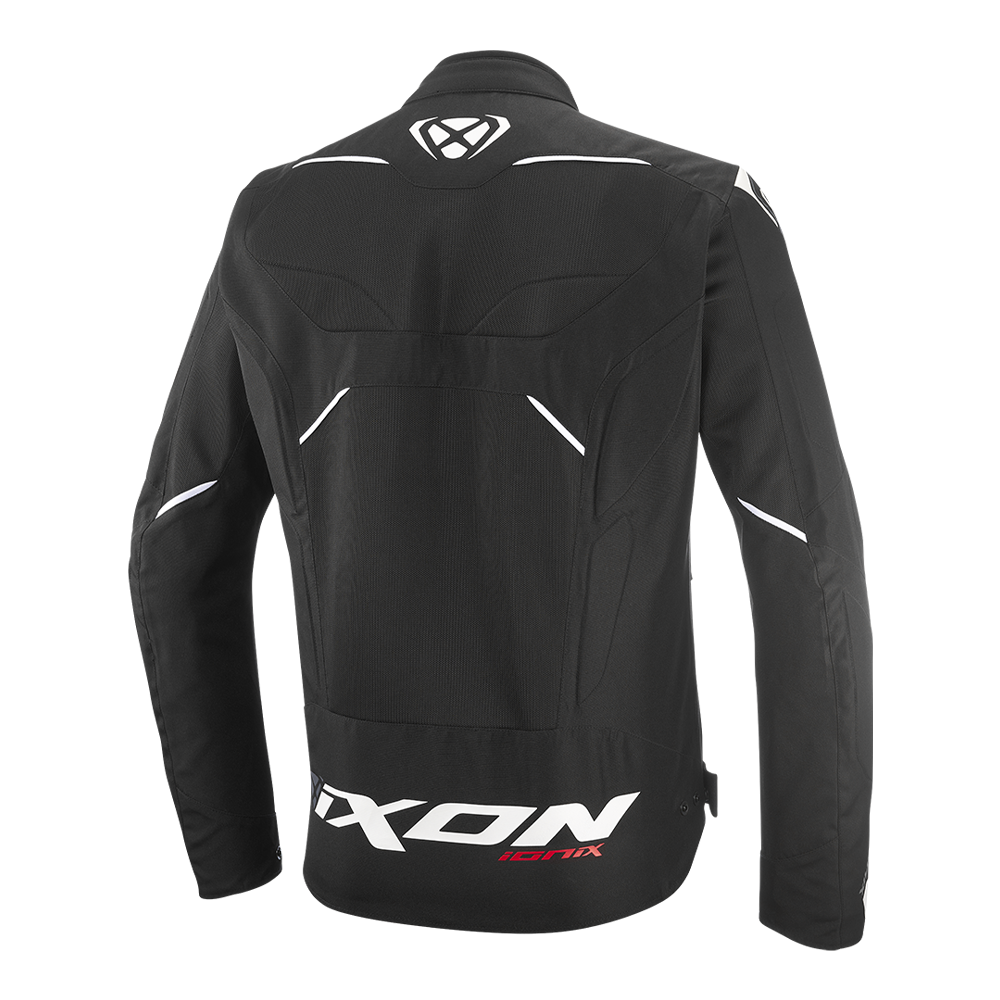 Ixon Ionix Hard Mesh Summer Riding Jacket (Black/White)