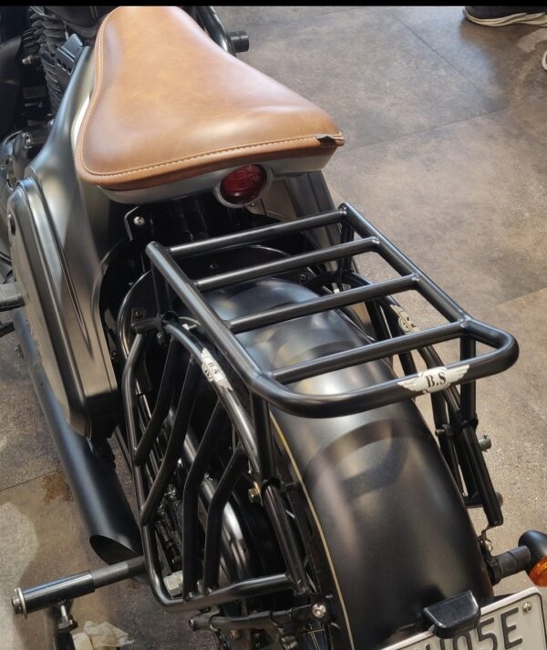 JAWA Perak Carrier In Stainless Steel Black Powder Coated