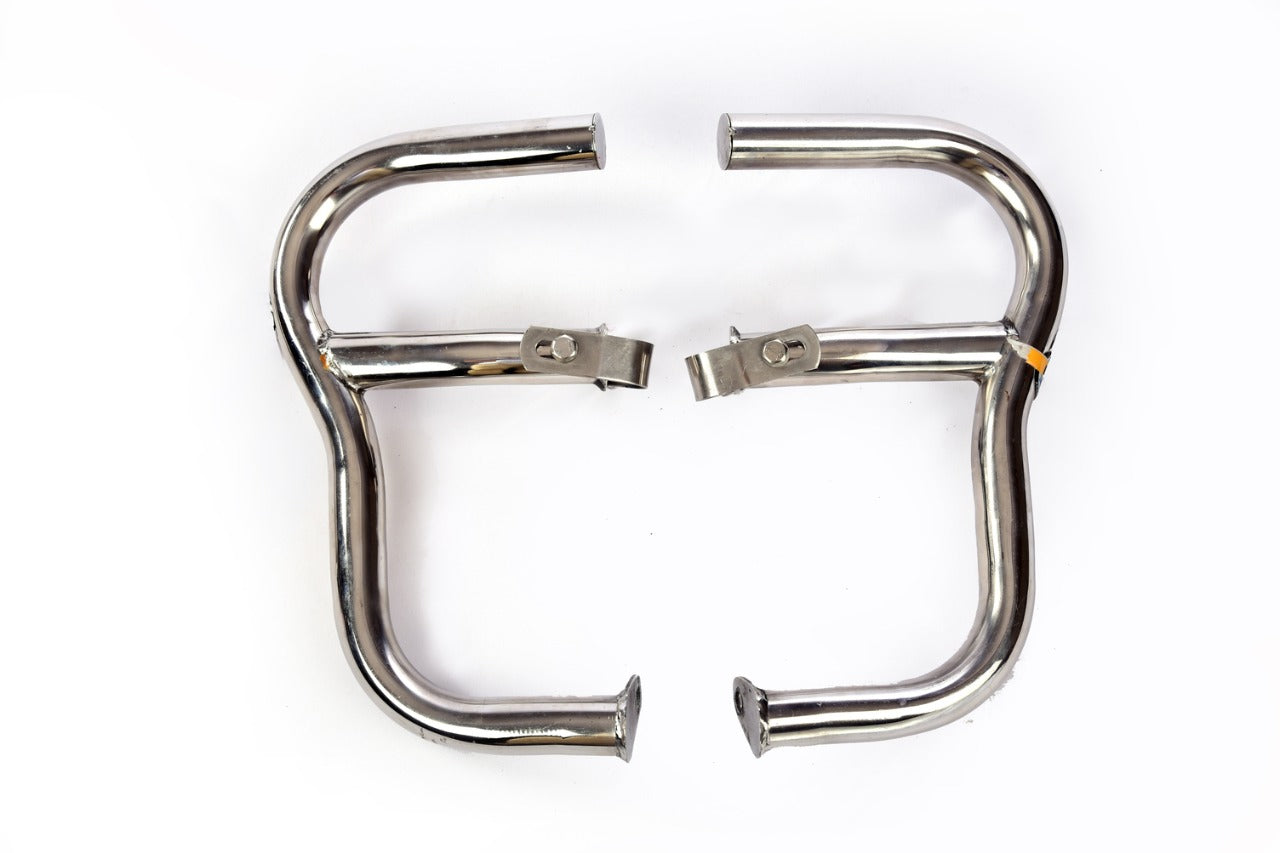 JAWA and YEZDI E Shape Guard In Stainless Steel