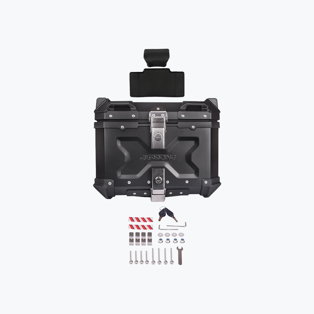 JB Racing Top Box 45L Black Premium with Back Rest Pad (TOP5354)