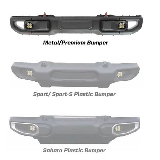 Jeep Wrangler Light Kit -Squadron-R Pro Pods – Baja Designs - 447069