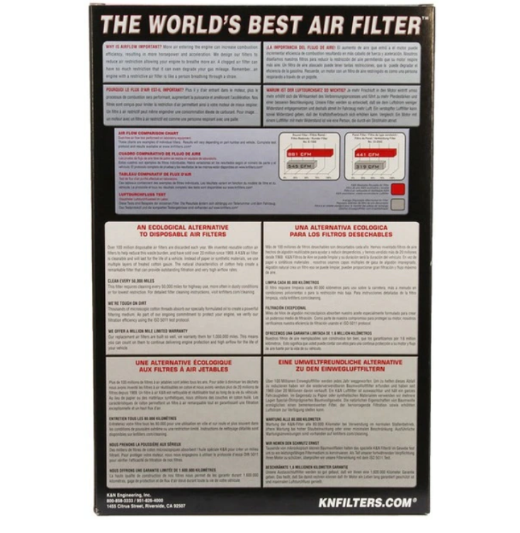 K&N Replacement Air Filter - 33-2865