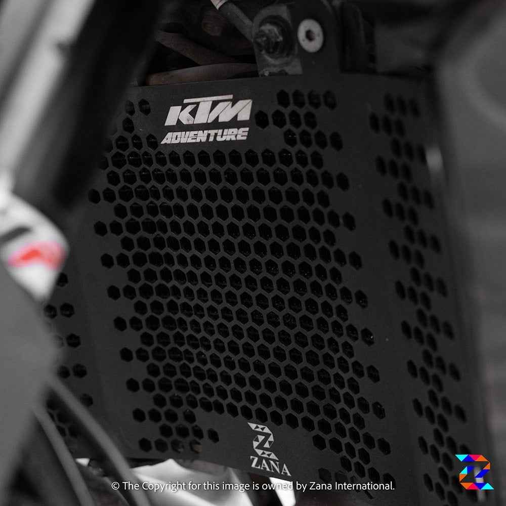KTM Adventure 390 Radiator Grill Texture Matt Black - ZANA - ZI-8052