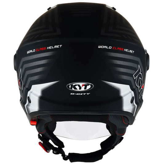 KYT City - D-City Lucent Matt Black/silver - Helmet