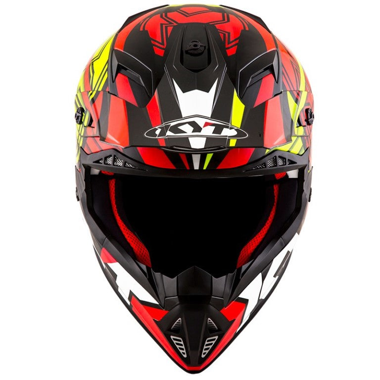 KYT Off Road - Jumpshot Black-Red - Off Road Helmet