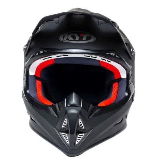 KYT Off Road - Jumpshot Plain Gloss Black - Off Road Helmet