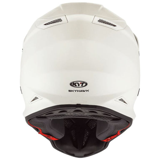 KYT Off Road - Skyhawk Plain White - Off Road Helmet