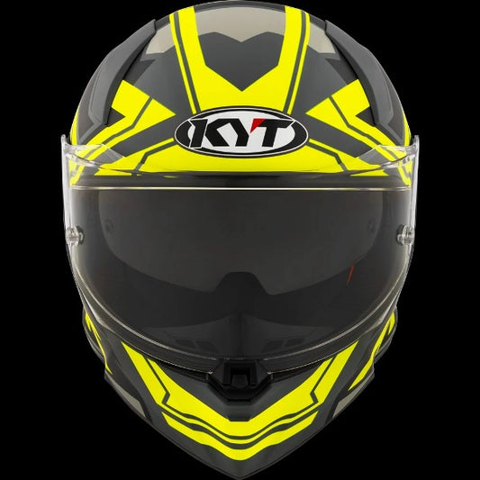 KYT R2R Pro Octane Matt-Black/Yellow Helmet