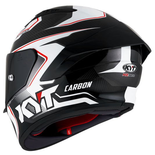 KYT Racing - NZ-Race Carbon Competition White - Full Face Helmet