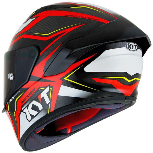 KYT Racing - NZ-Race Carbon Stride Red White - Full Face Helmet