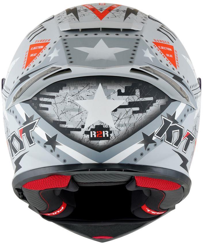 KYT Sport Touring - R2R PRO Assault Matt Grey - Full Face Helmet