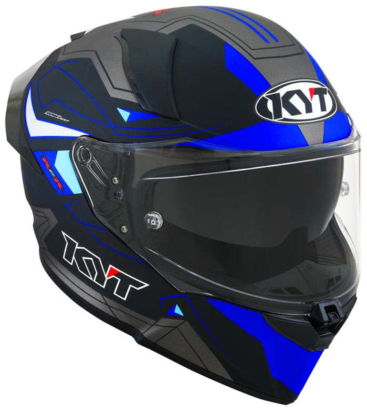 KYT Sport Touring - R2R PRO Led Matt Black Blue - Full Face Helmet
