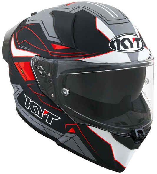 KYT Sport Touring - R2R PRO Led Matt Black Grey - Full Face Helmet