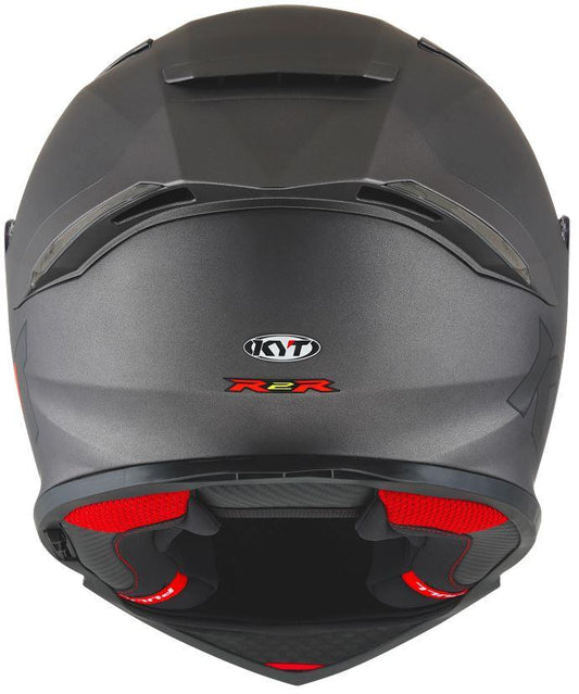 KYT Sport Touring - R2R PRO Plain Matt Gun Metal - Full Face Helmet