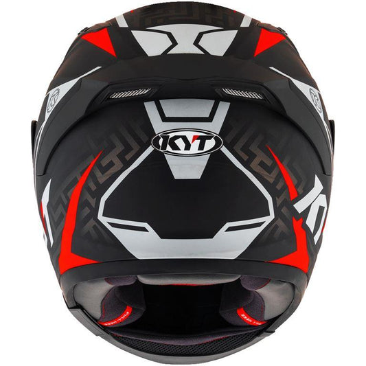 KYT Sport Touring - Striker #02 Matt Black Red - Full Face Helmet