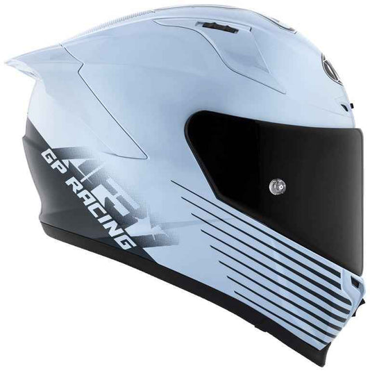 KYT Striker 2V AF37 Livery Gloss Sea Blue Helmet