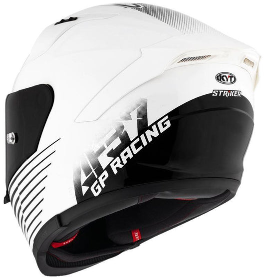 KYT Sport Touring - Striker AF37 Livery White Black - Full Face Helmet