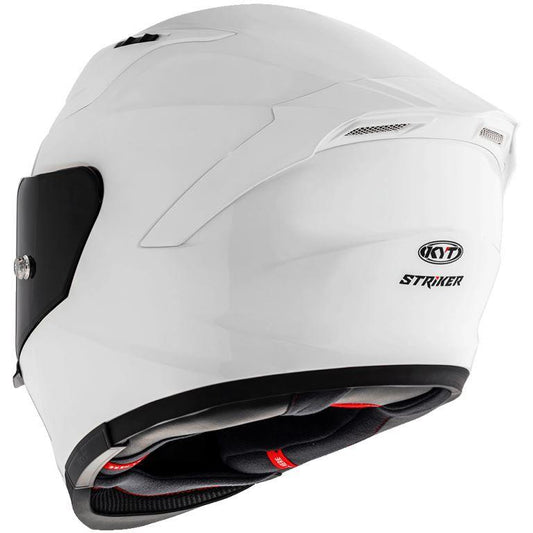 KYT Sport Touring - Striker Plain Plain White - Full Face Helmet
