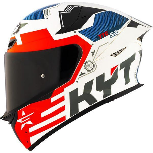 KYT Sport Touring - TT-REVO Fuselage Red - Full Face Helmet