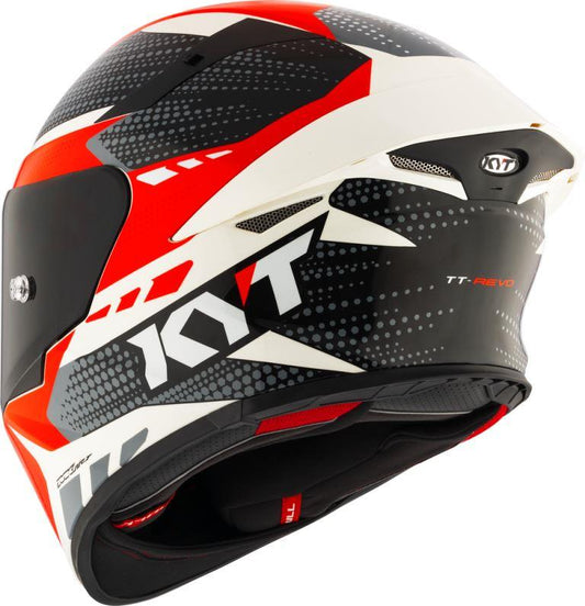 KYT Sport Touring - TT-REVO Gear Black Red - Full Face Helmet