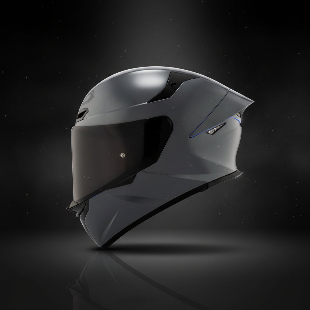 KYT Sport Touring - TT-REVO Plain Matt Grl Grey - Full Face Helmet