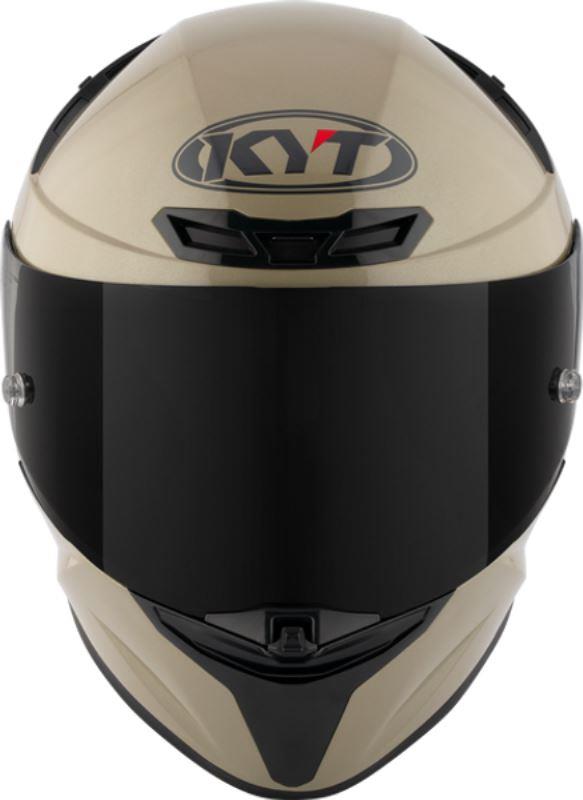 KYT TT-Revo Plain Sand Pearl Glossy Helmet