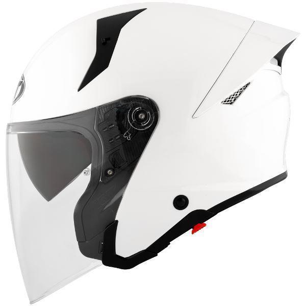 KYT TTR-JET Plain White - Helmet