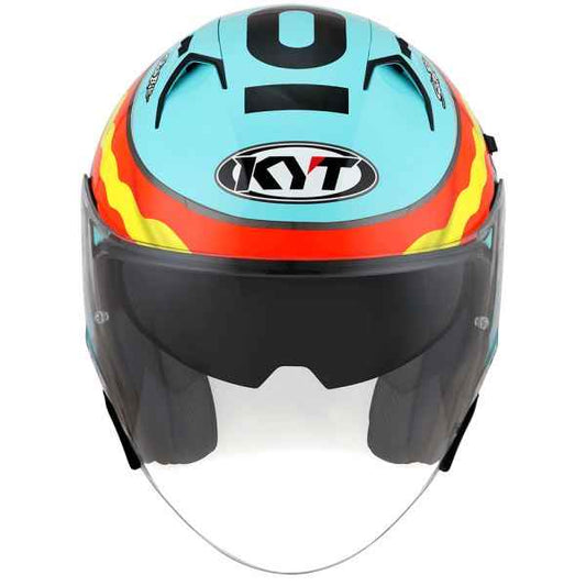 KYT NFJ Jaume Masia Leopard Replica Gloss Helmet