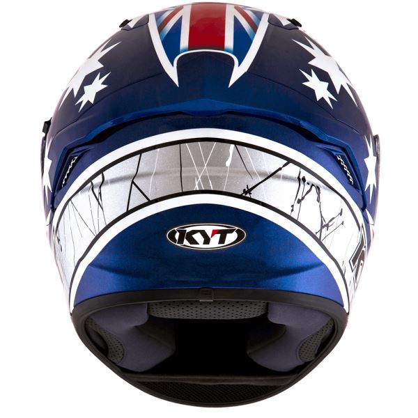 KYT NFR Brock Parkes Blue Gloss Helmet
