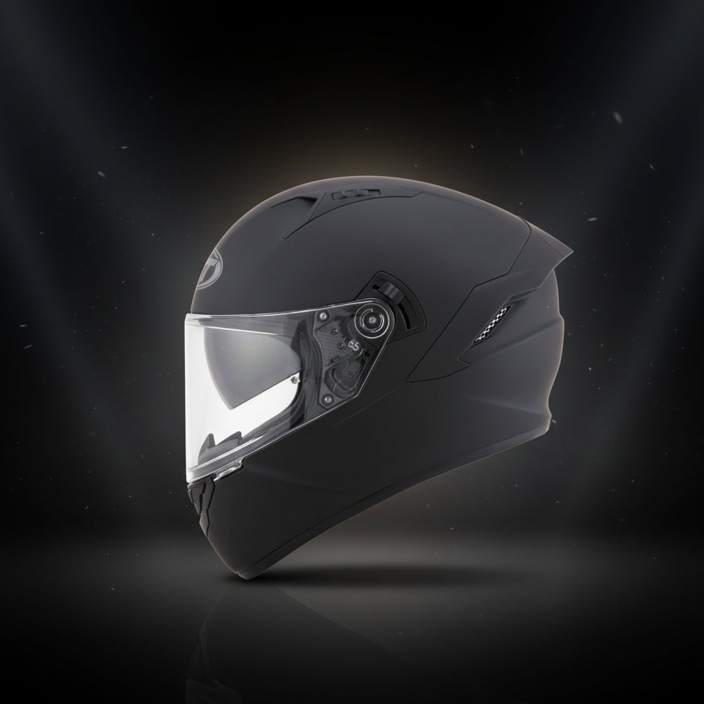 KYT NFR Plain Matt Black Helmet