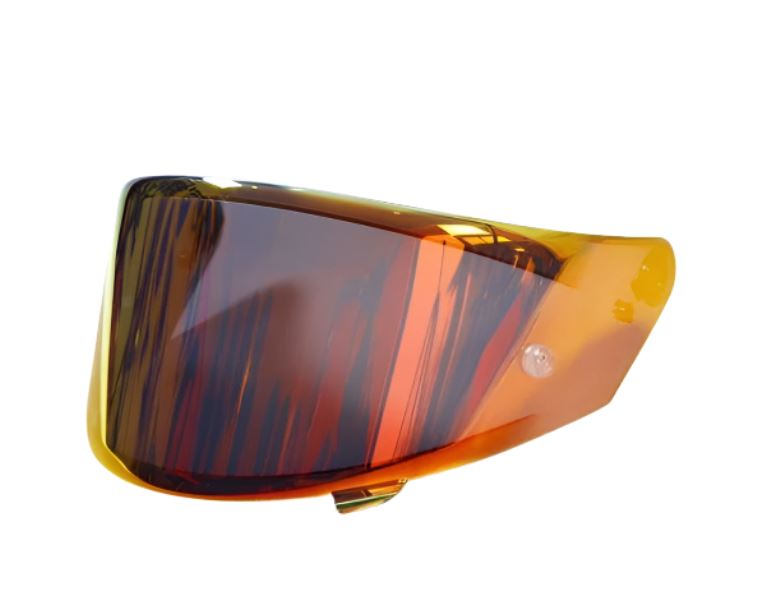 KYT Spare Visor for KYT Striker Helmets - Iridium Red