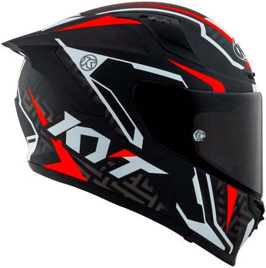 KYT Striker 2V #02 Matt Black Red Helmet