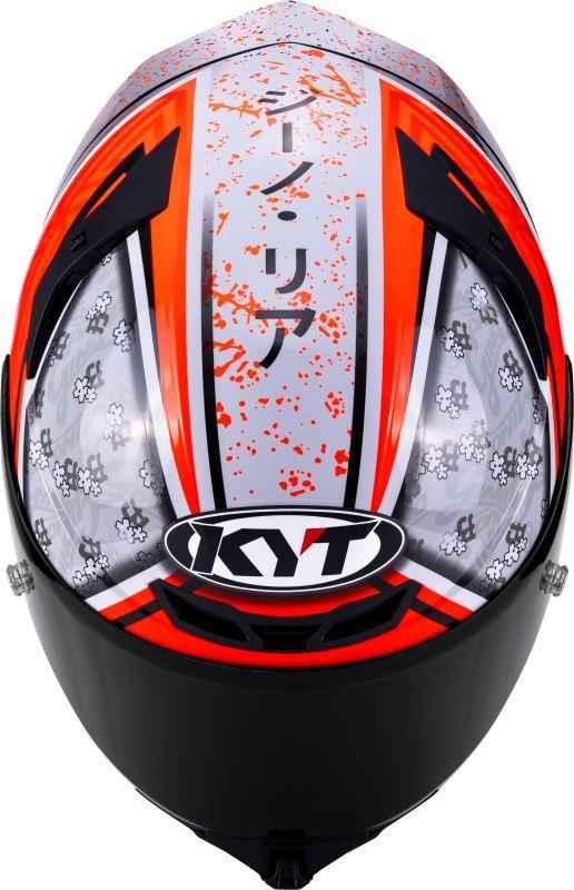 KYT TT Revo Gino Rea Replica Gloss Helmet