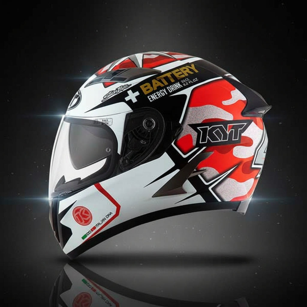 KYT Vendetta 2 Aleix Espargaro Replica Red Gloss Helmet
