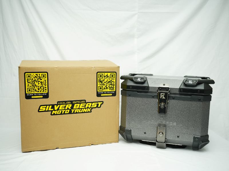 Kolga Bros Silver Beast Moto Trunk - KBMT-04