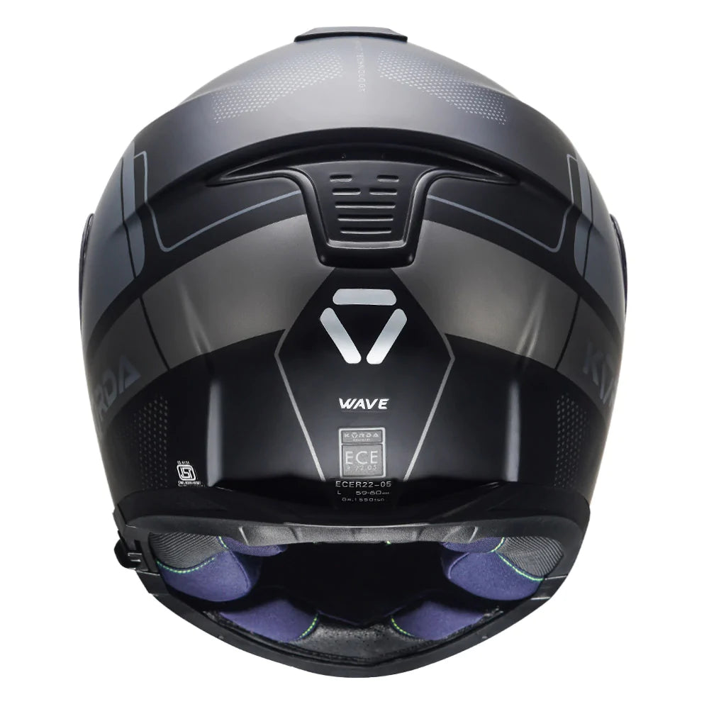 Korda Discovery Wave Modular Helmet - Matt Grey