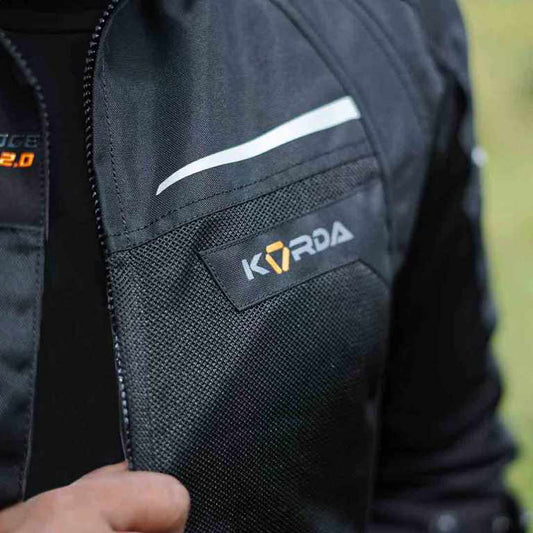 Korda Edge 2.0 Riding Jacket - Black - Riders Junction
