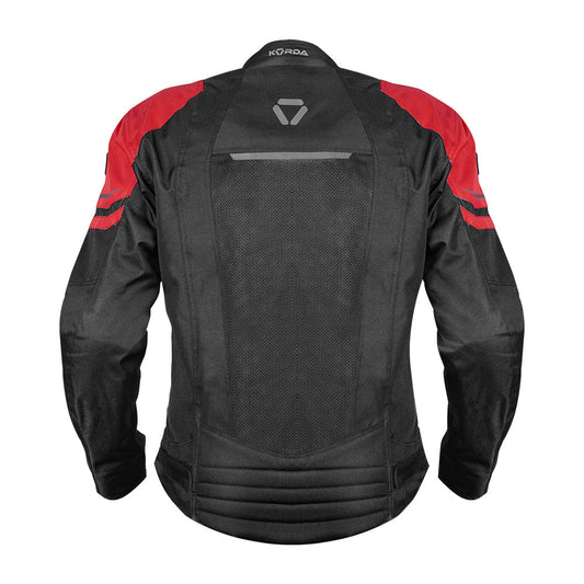 Korda Edge Riding Jacket - Black & Red
