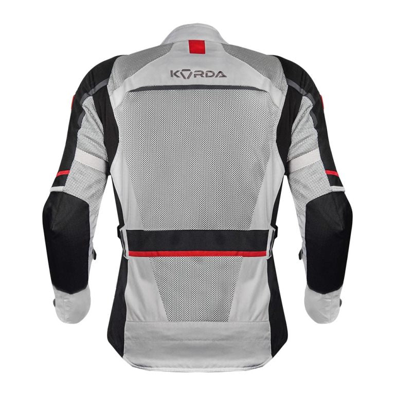 Korda Summit Riding Jacket - Silver & Red
