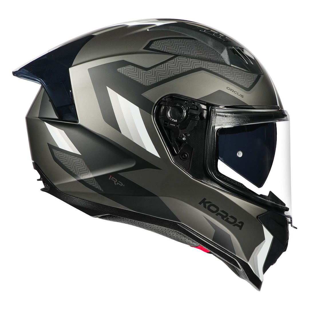 Korda Evo Orcus Matt White Grey Full Face - Helmet