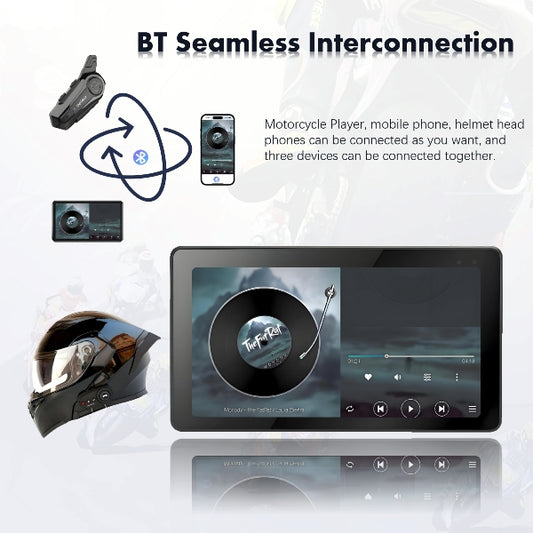 LBC Moto-S5 Pro BMW (GS750-1300) Only Motorcycle Navigation System with Wireless AACarplay-(S5 Pro Navigation Only 6.5 Inch)