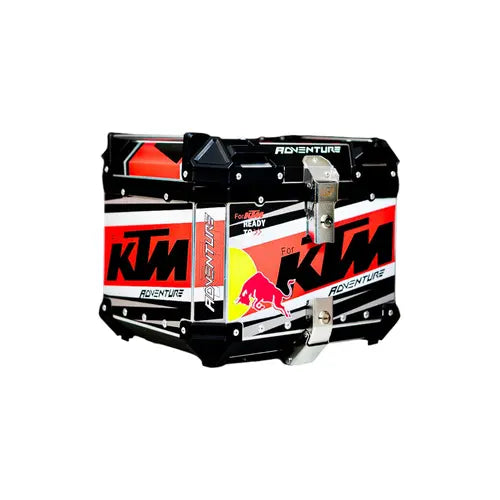 LGP Premium Aluminium KTM Graphics Top Box 45 Ltrs-LGP11201