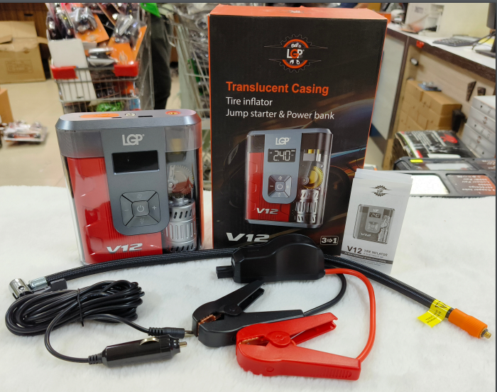 LGP V-12 Jump Starter & Power Bank 12000 Mah Lithium Battery