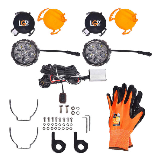 LGP DK660 High Power Motorcycle Spotlight 90W 11200LM LED