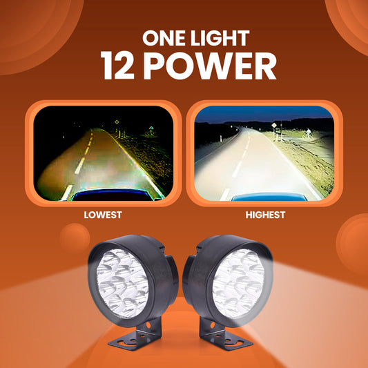 LGP Fog Lamp 12 LED ABS