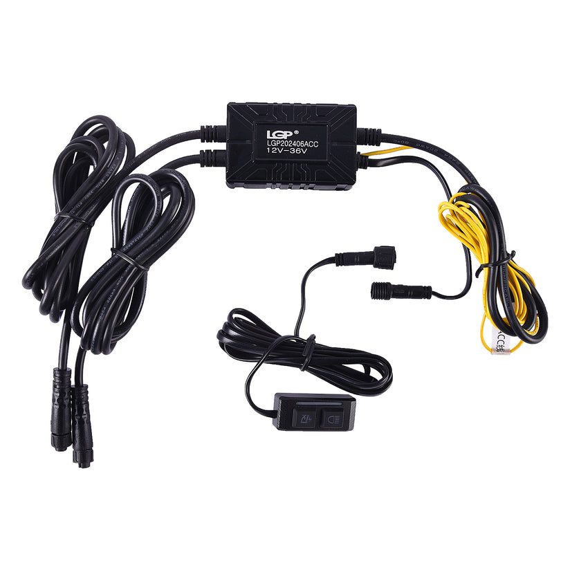 LGP Spotlight MK05 Dual Beam Motorcycle Light 80W 7000LM