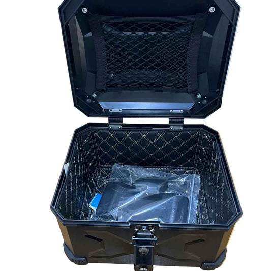 LGP Top Box 45L ABS Black Type X With Backrest - LGPT0100