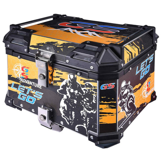 LGP Top Box 45L Yellow GS ADV With Backrest - LGPT0025