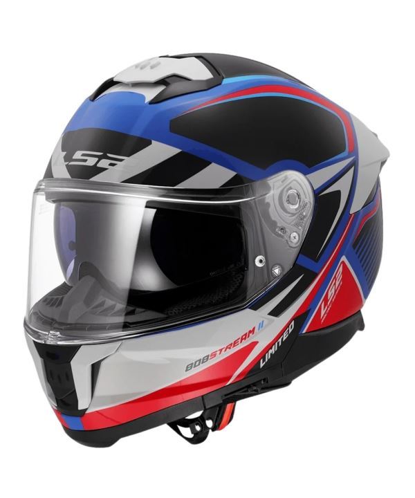 LS2 FF320 Stream II Xtrenta Helmet (Gloss Blue Red)